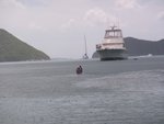 Snorkeling in the rain