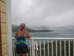 Rain rolling in...